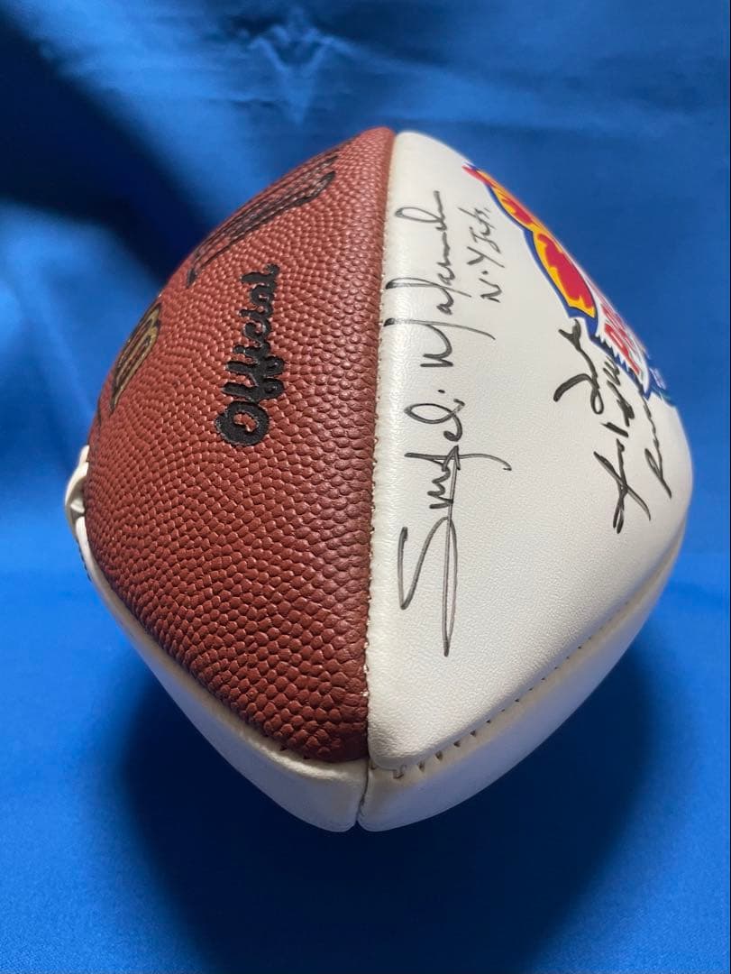 2000年NFLプロボウルロゴ入り直筆サインボール