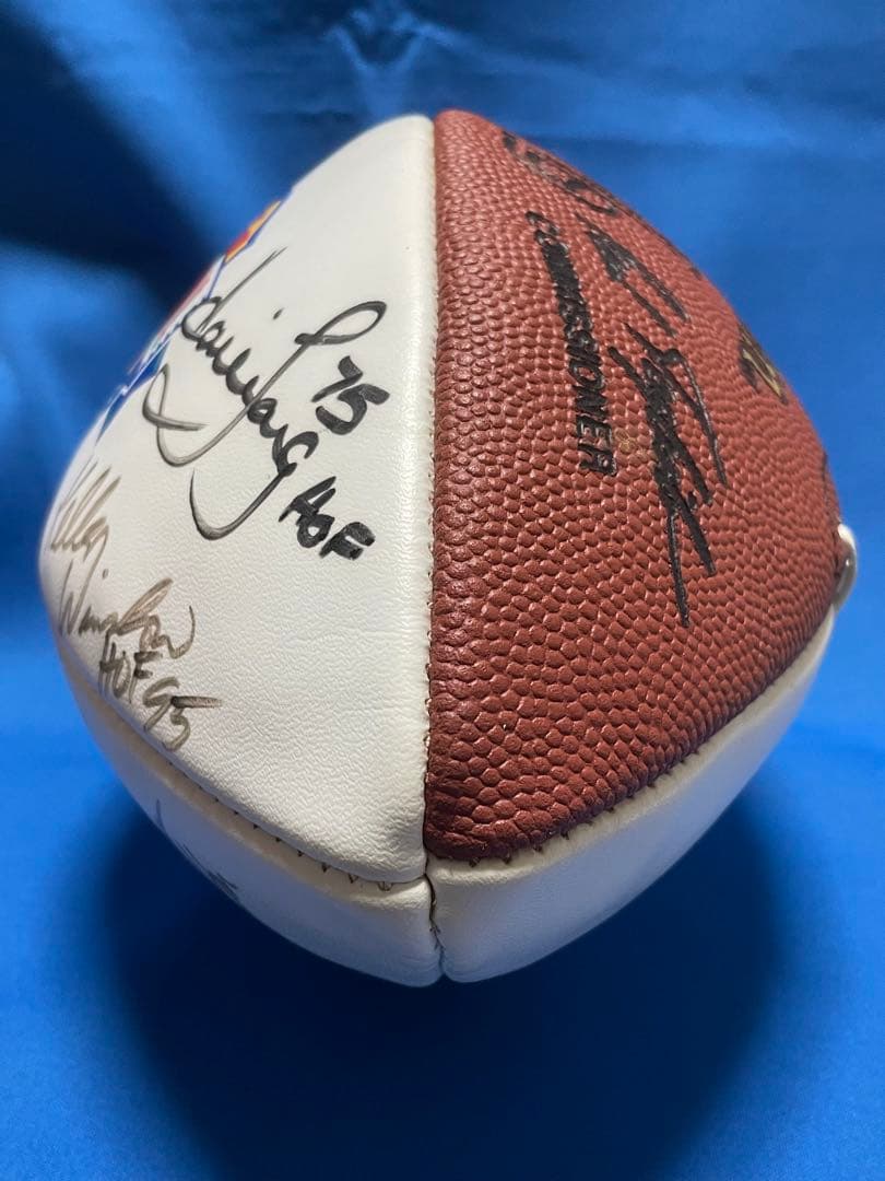 2000年NFLプロボウルロゴ入り直筆サインボール