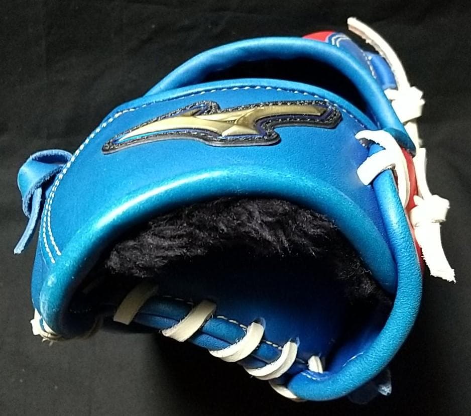 MIZUNO SELECT9 軟式オールラウンド用グローブ 青赤