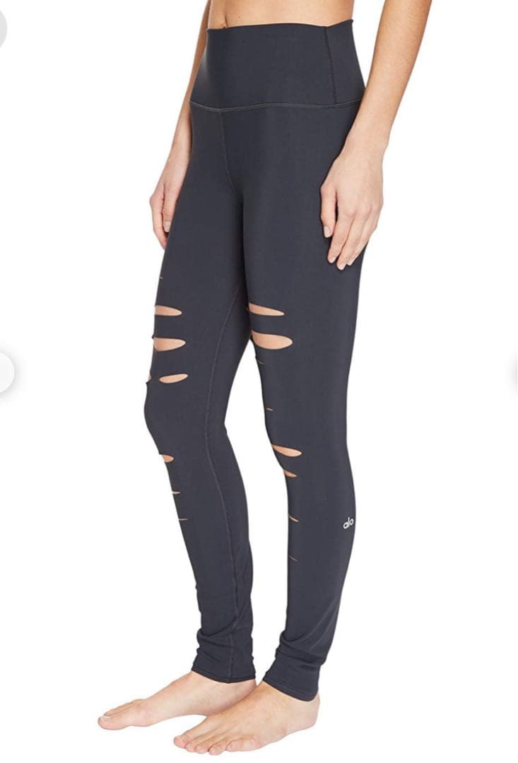 aloyoga ダメージレギンスHIGH-WAIST LEGGING