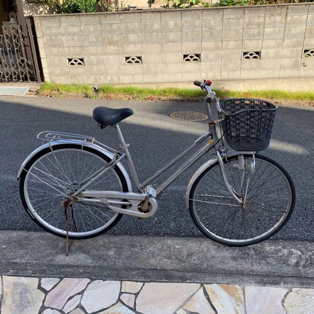 アルミ　ママチャリ　シティサイクル　ナショナル　27インチ