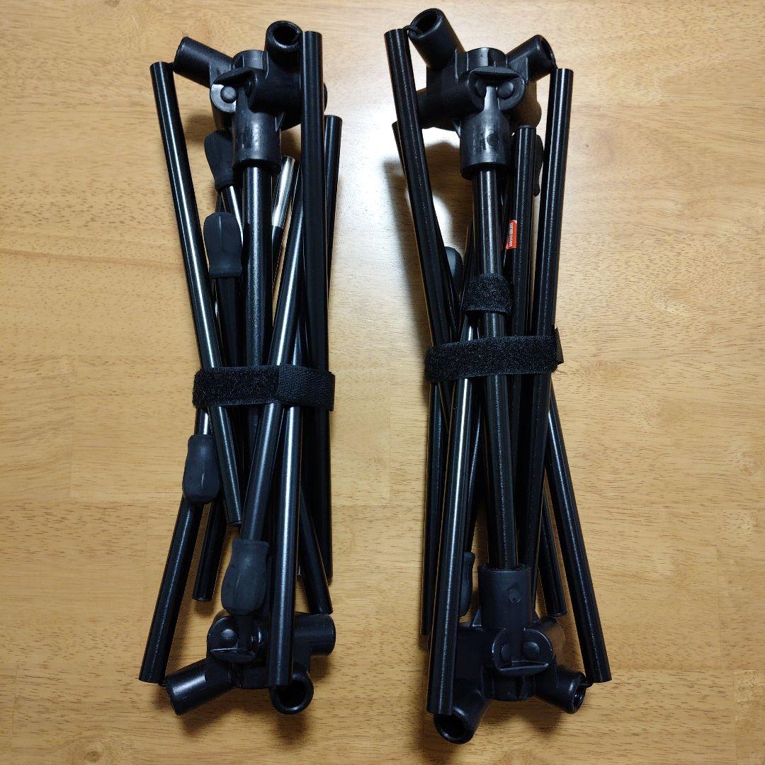 Alpine DESIGN（アルパインデザイン）アルミコンパクトチェア2脚セット