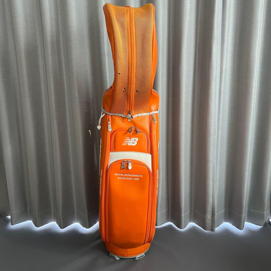 NEW BALANCE GOLF ニューバランスゴルフ　キャディバッグ　レザー