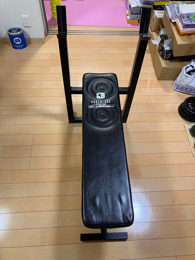 松戸市周辺　引取限定 筋トレ一式セット ベンチプレス可 約40kg ダンベル