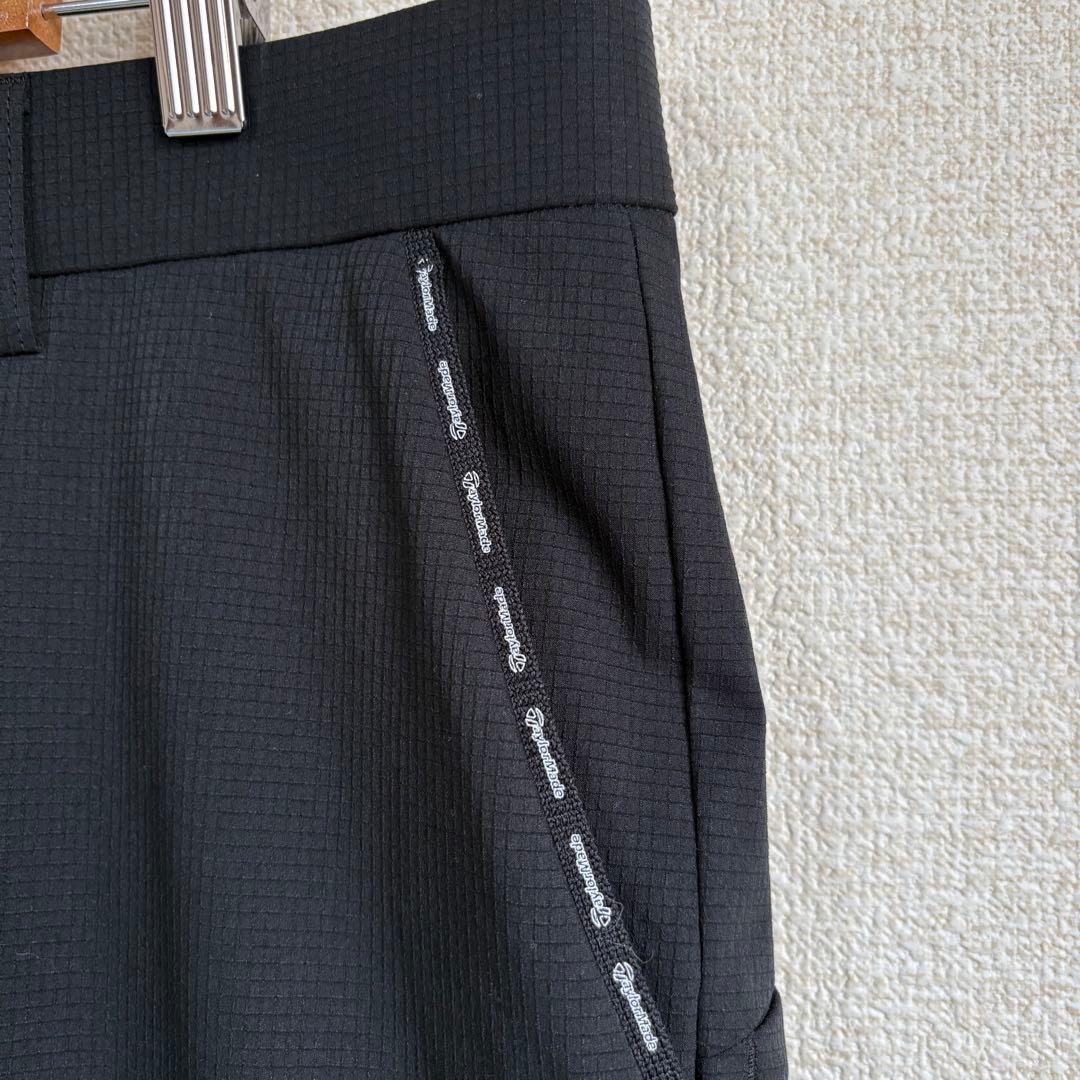 【超美品】TaylorMade　ストレッチウーブンパンツ　ブラック８５