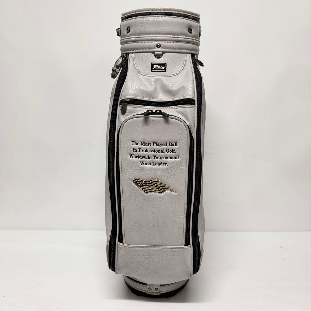 Titleist キャディバッグ　タイトリスト　ヴィンテージ　レザー　オールド