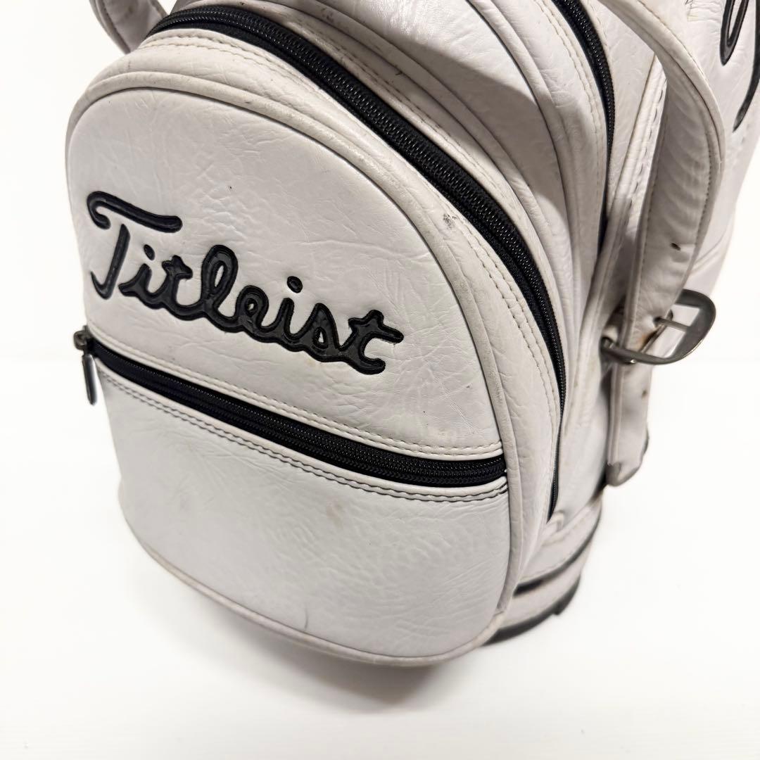 Titleist キャディバッグ　タイトリスト　ヴィンテージ　レザー　オールド