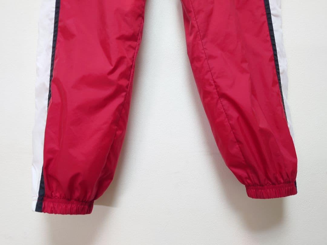☆ adidas トラック ナイロン パンツ レアカラー ビッグシルエット L