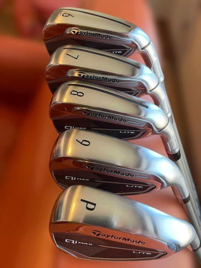 【超美品】テーラーメイド Qi MAX LITE IRONS アイアンセット５本