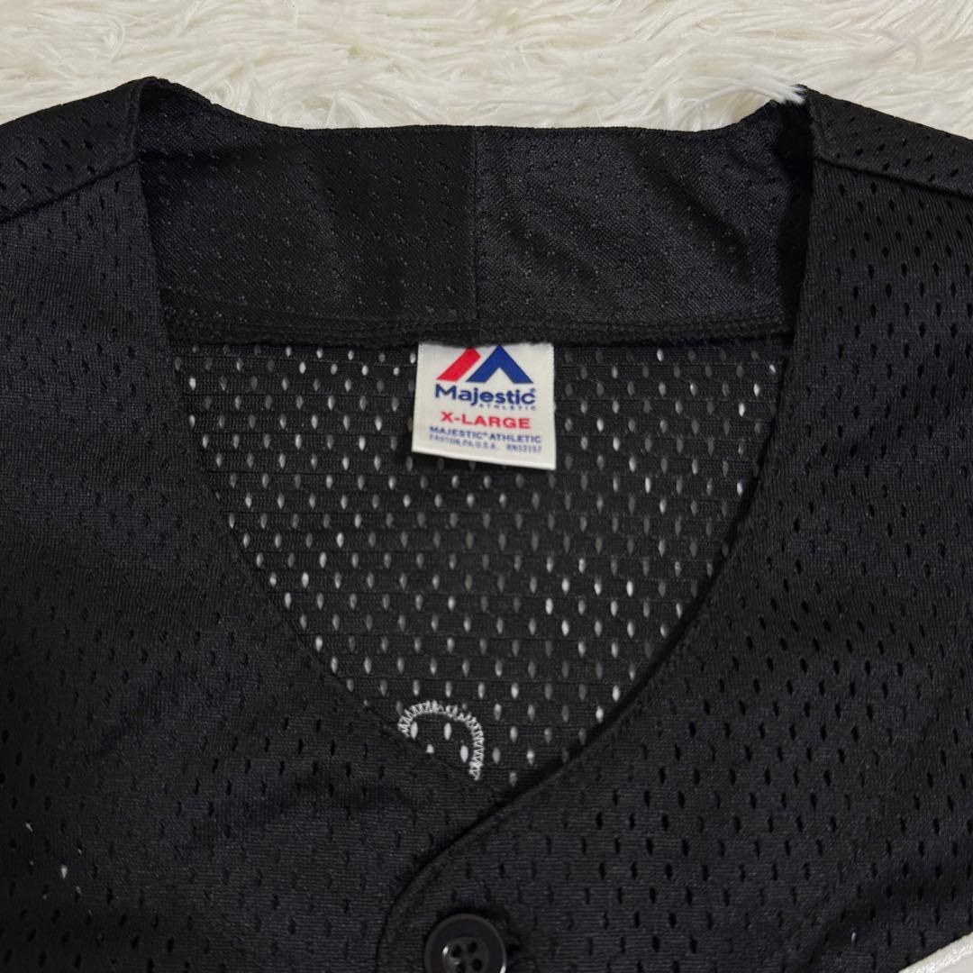 未使用級✨Majestic ヤンキース ユニフォーム ベースボールシャツ XL