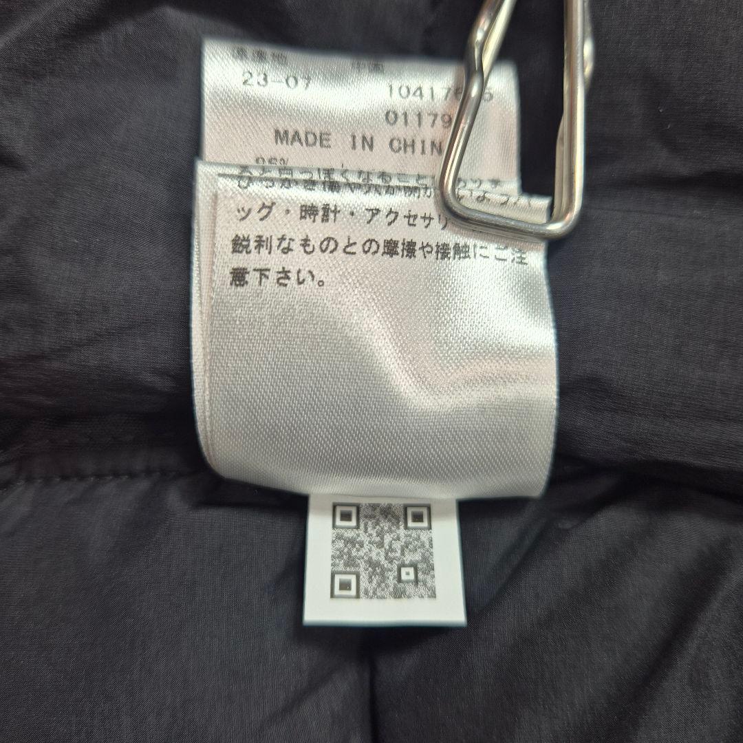 美品 Jack Bunny!! ナイロンタフタ 中綿ブルゾン ブラック 2XL