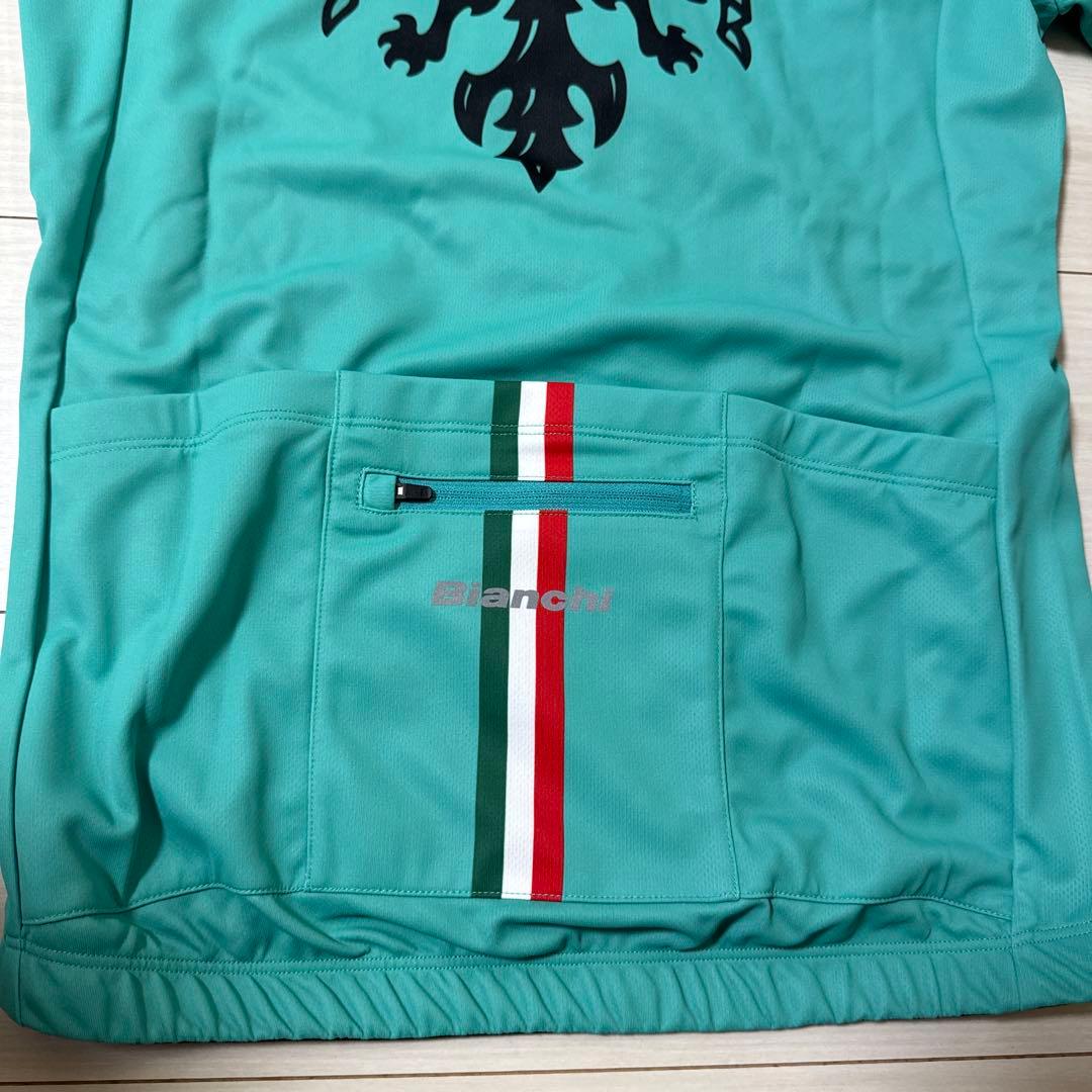 【Bianchi】ビアンキ　サイクルジャージ 半袖　新品、未使用