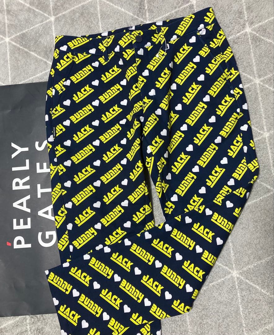 新品 ジャックバニー 2WAYストレッチツイルボンディングパンツ(6)LL/紺