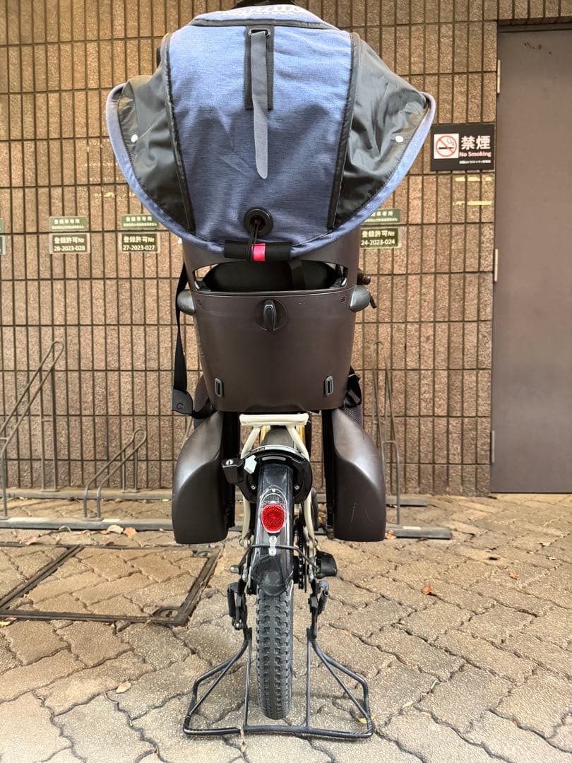 送料込み・良好Bikke POLAR e 20型 電動アシスト自転車 前後シート