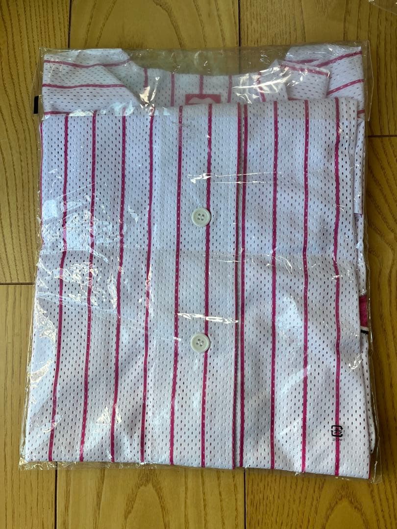 【新品】阪神タイガース ユニフォーム M ピンク ストライプ