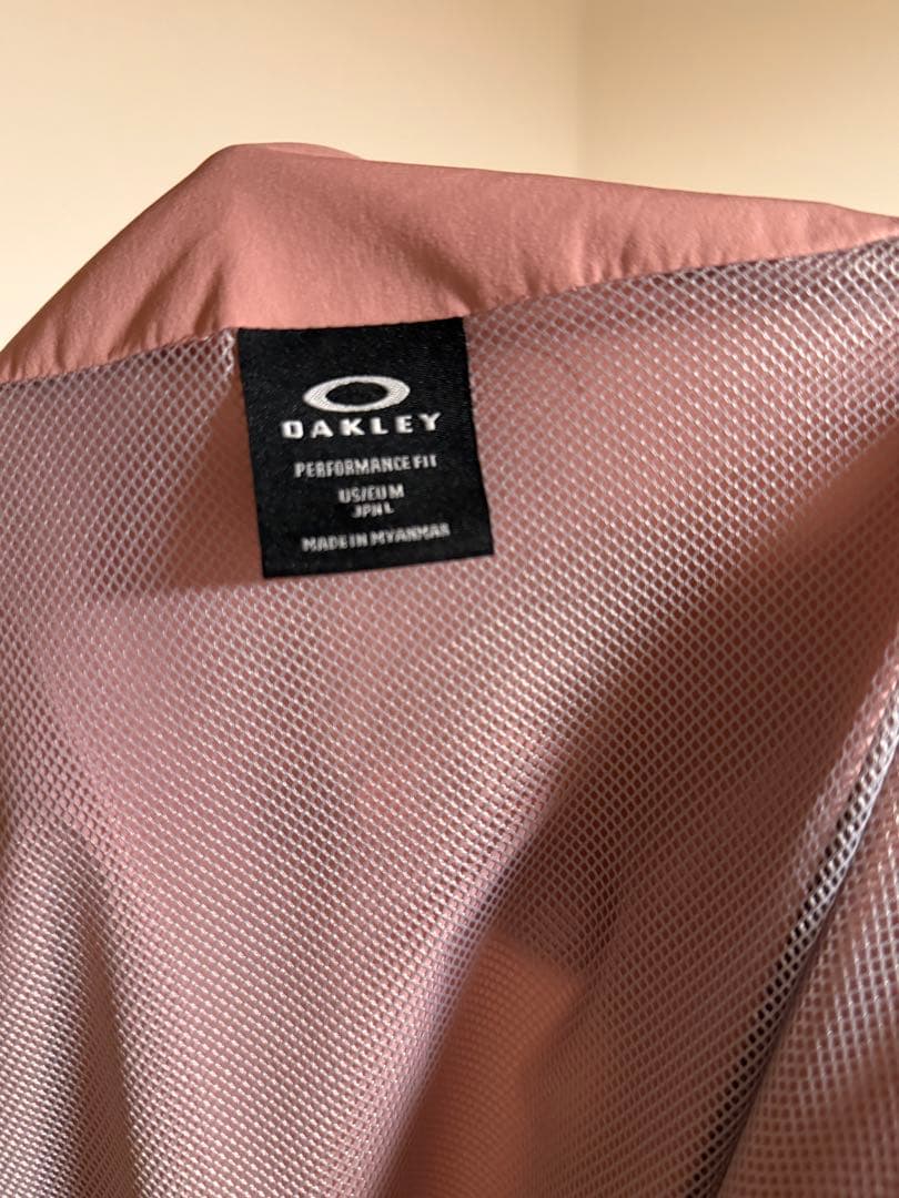 Oakley Elevate wind jacket ピンク US Mサイズ