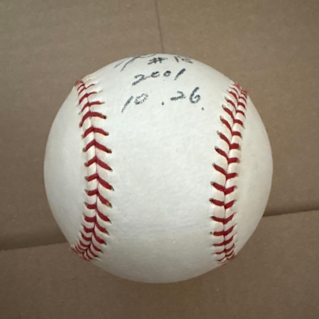 杉内俊哉　直筆サインボール　プロ野球　#18 2001 硬式ボール