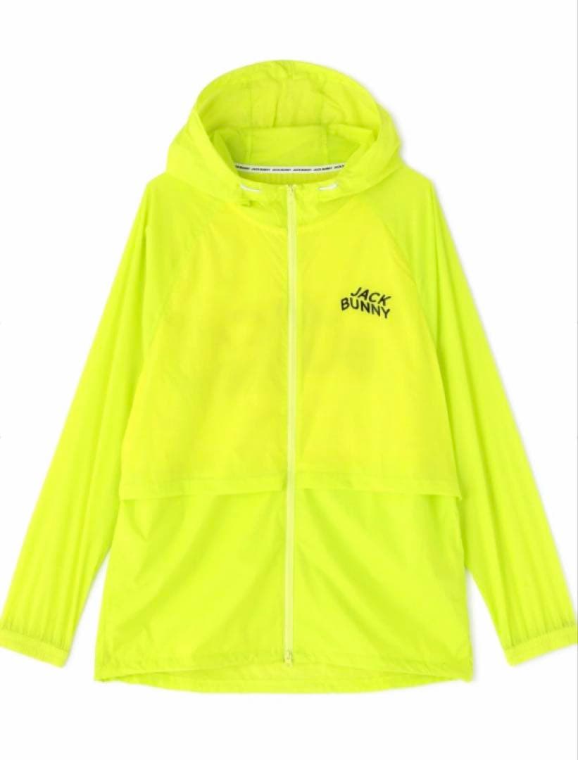 新品 パーリーゲイツ ジャックバニー ナイロンタフタ ブルゾン(4)M/ライム