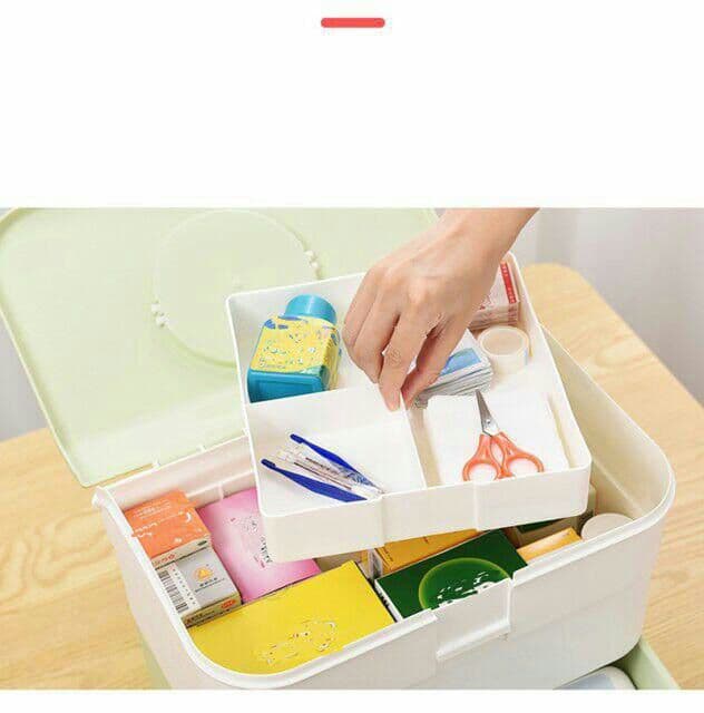 家庭用多層救急用品収納箱　引き出し　救急ボックス