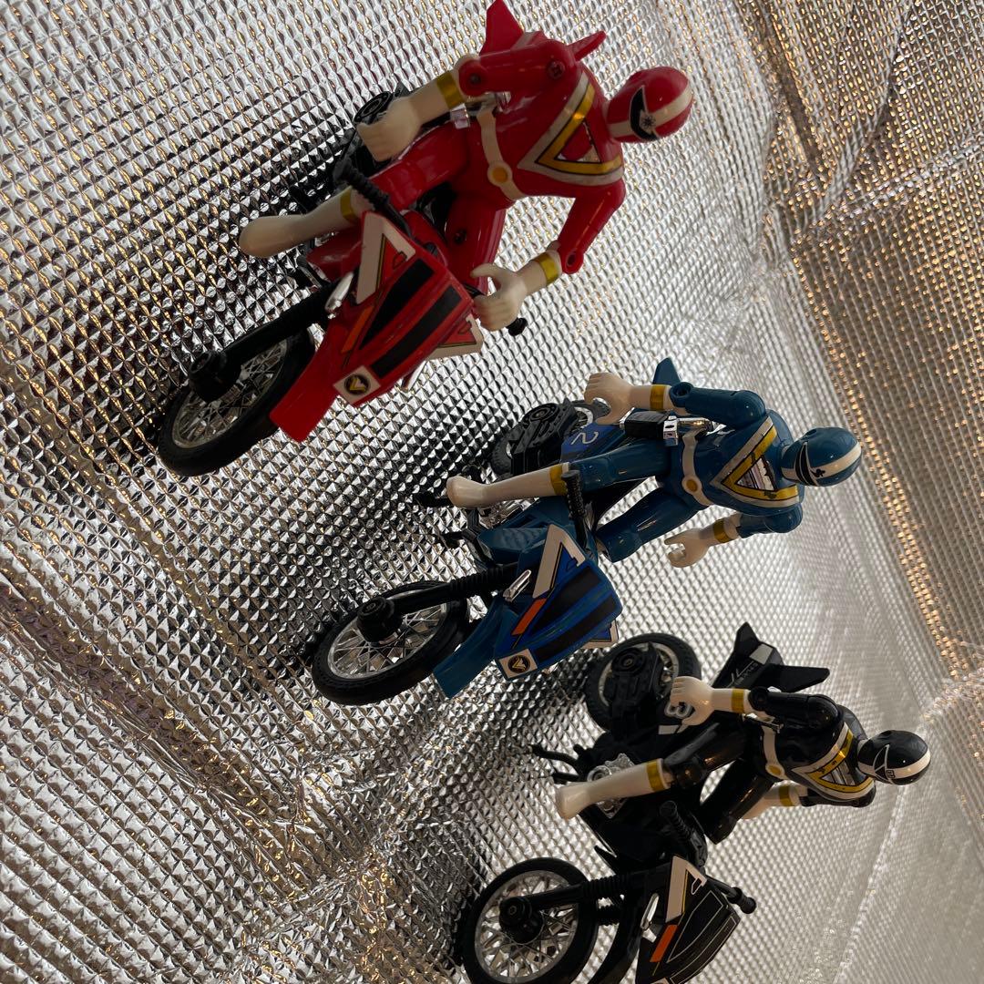 地球戦隊ファイブマン 3体セット　ホークアロー バイク バンダイ 超合金