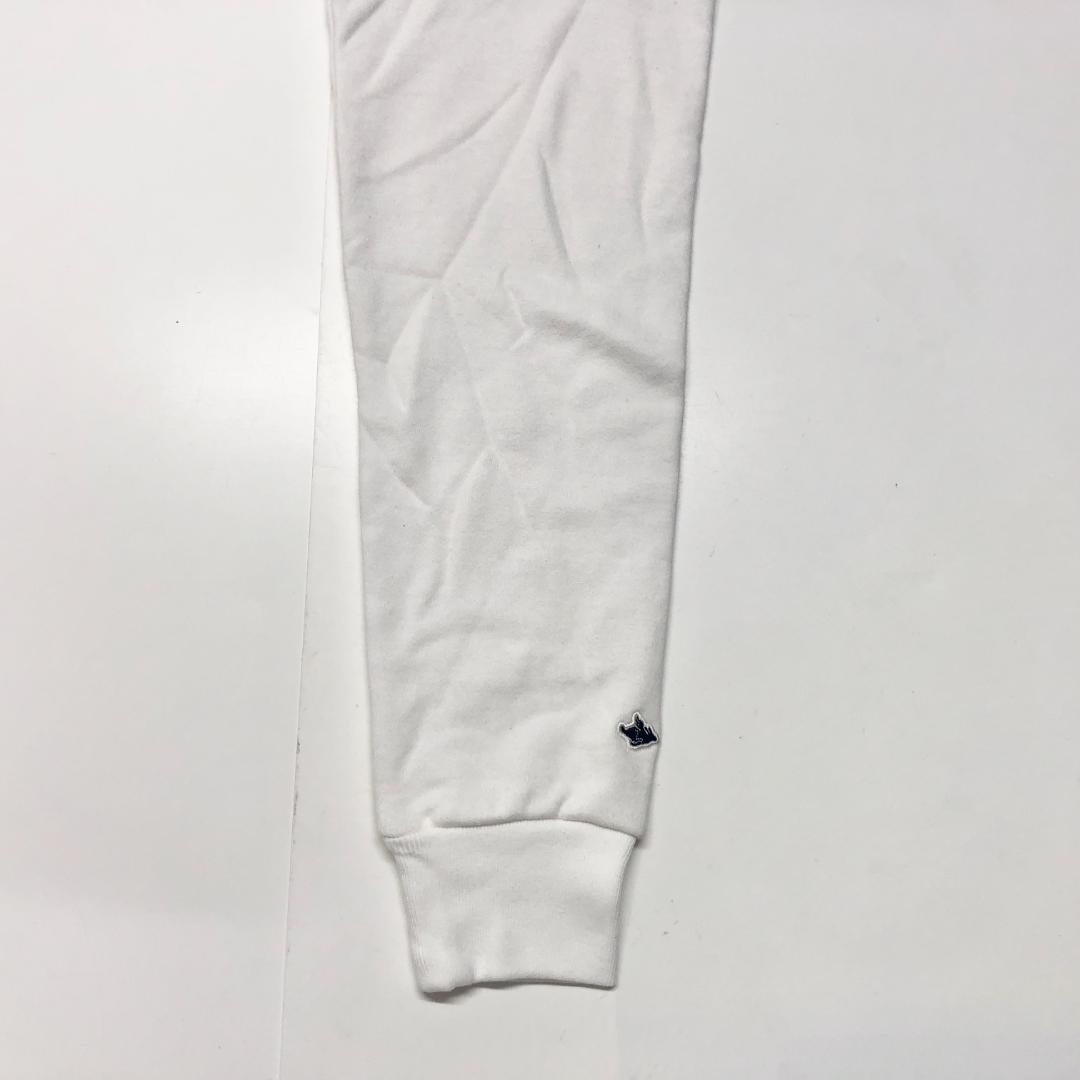 ○★新品未使用　PEARLY GATES　裏毛フルジップパーカー　6　ホワイト