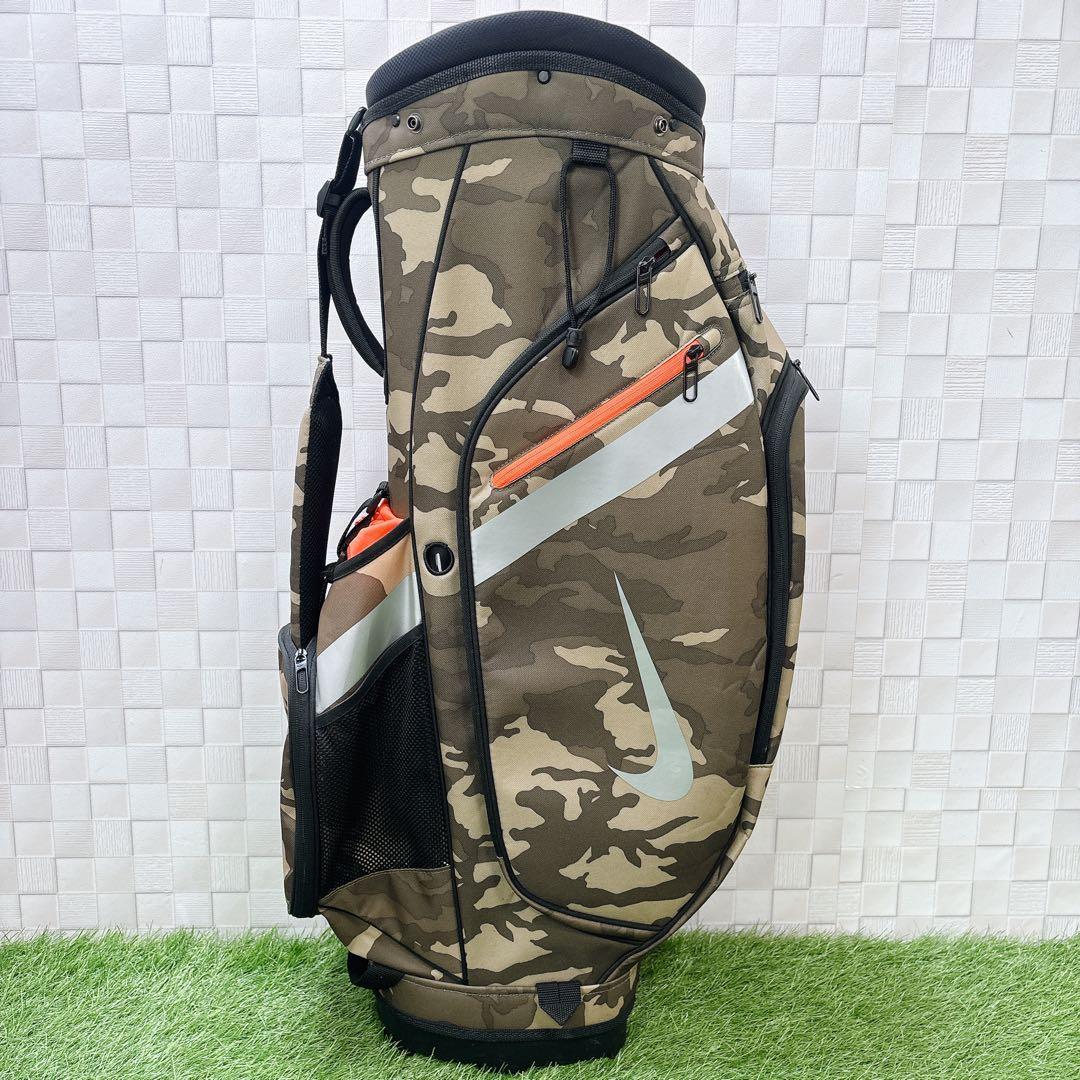希少 迷彩 カモフラ NIKE GOLF ナイキ キャディバッグ 9型 14分割
