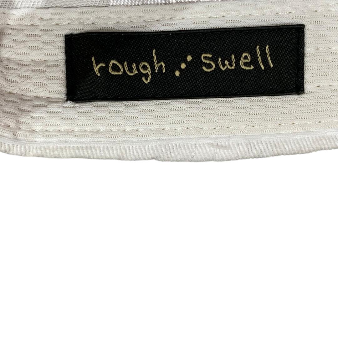 rough & swell ラフアンドスウェル キャップ ホワイト 刺繍 ゴルフ