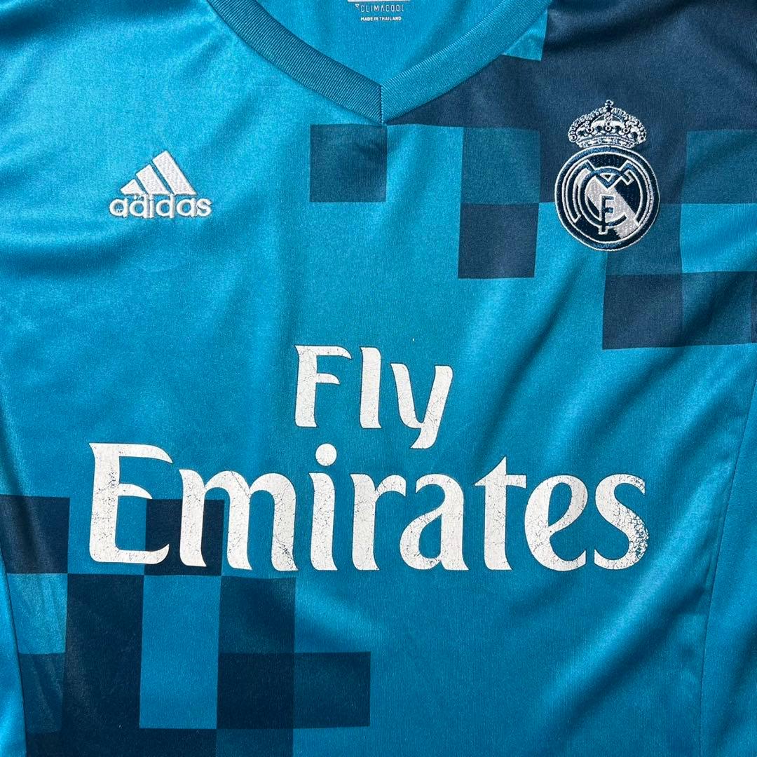 adidas レアルマドリード サッカーシャツ L CLIMACOOL 青