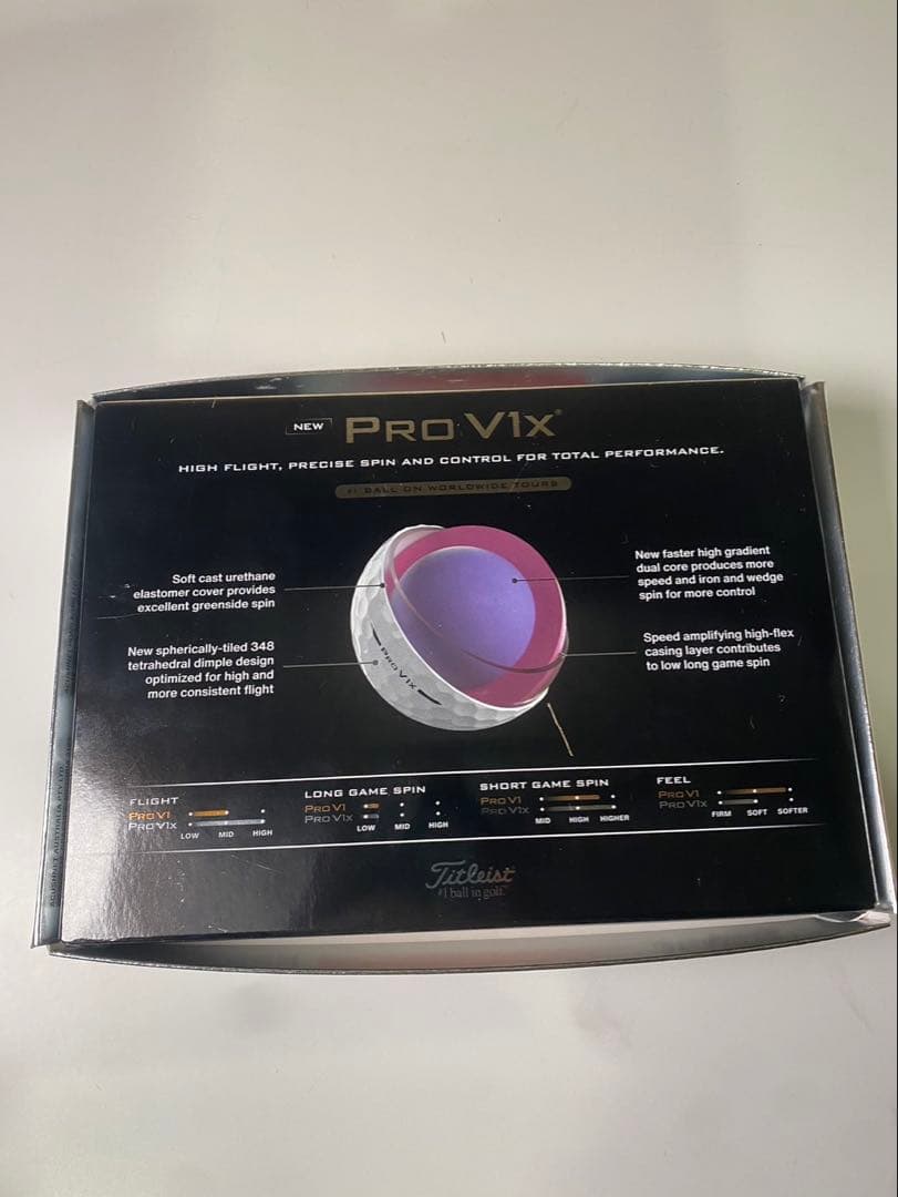 Titleist Pro V1x ゴルフボール 4個入り⭐︎未使用