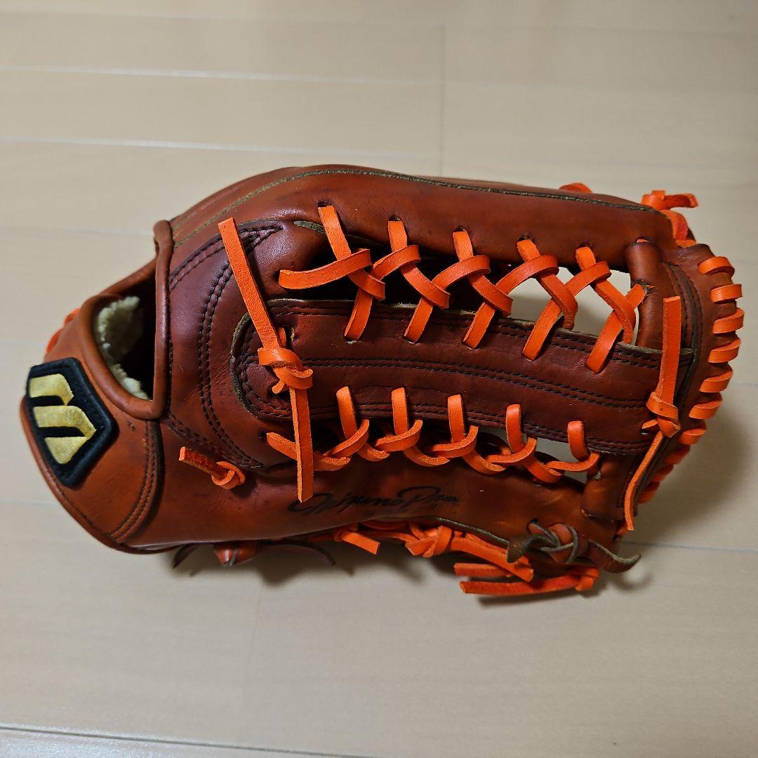 希少！信義作刻印入りビッグMミズノプロオーダー外野手用