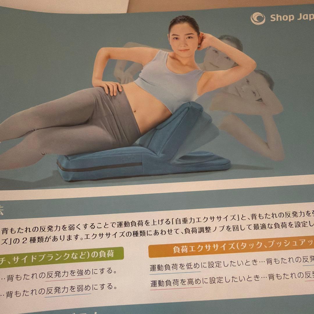 GORONEX エクササイズガイド ブルー　腹筋マシーン