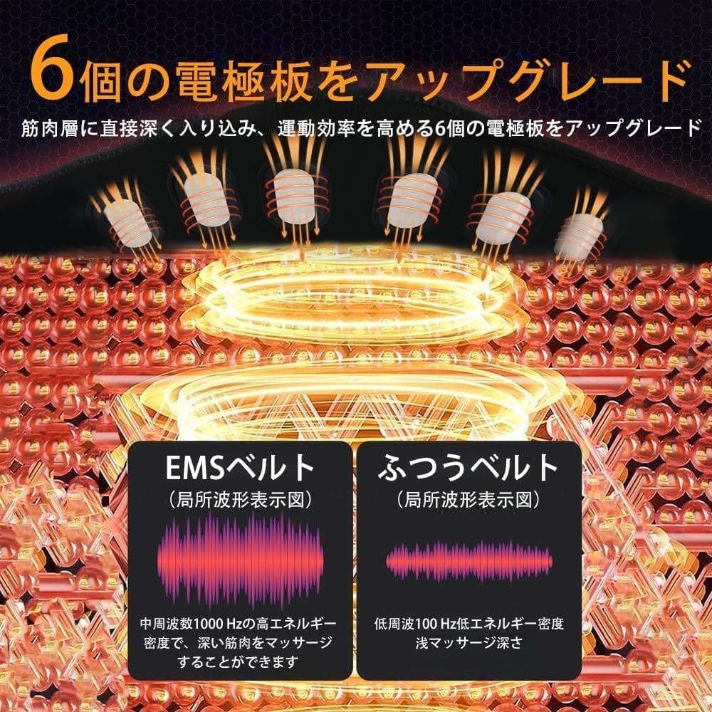 50【新品】 EMS 腹筋ベルト ジェルシート不要腹筋 ステンレス電極パッド
