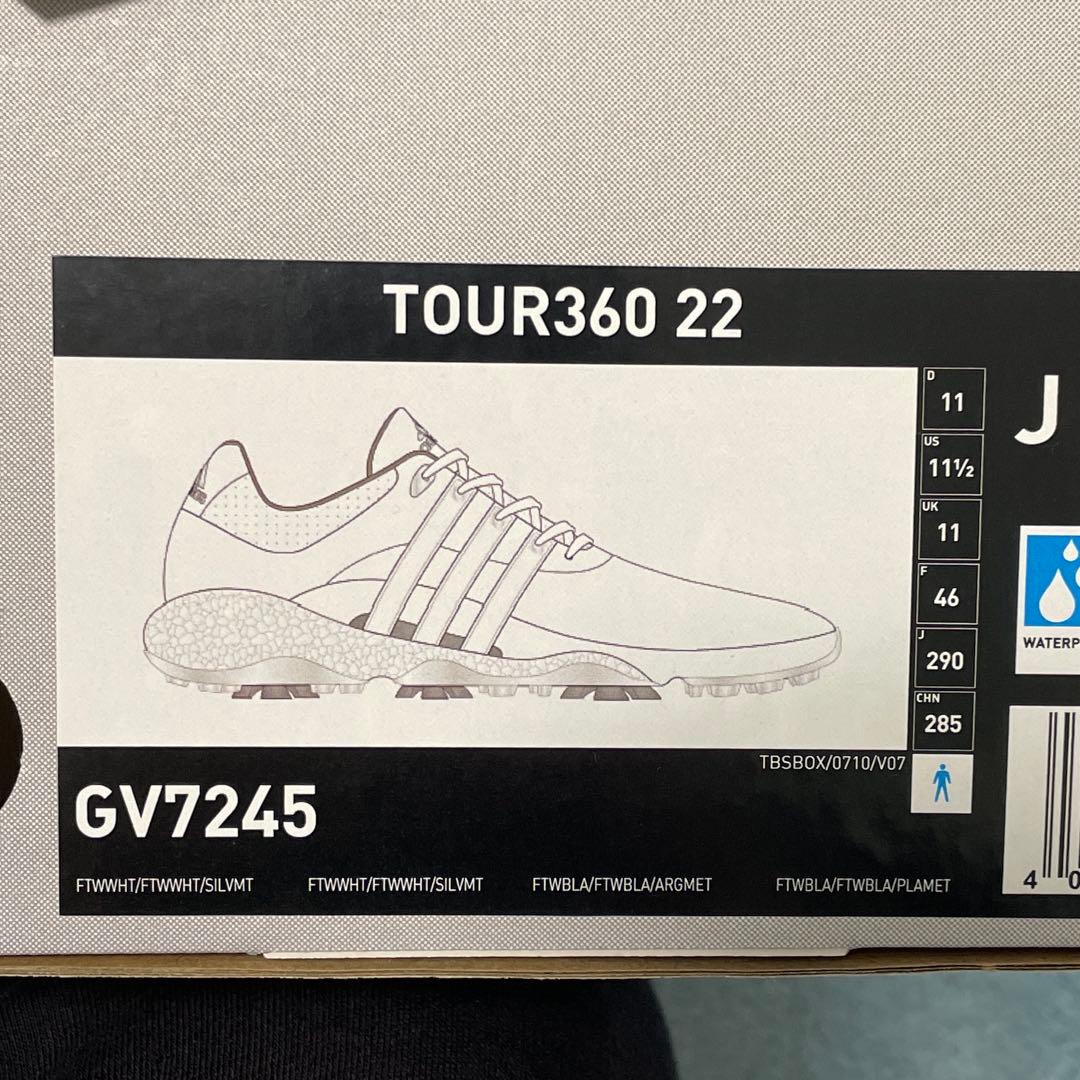 adidas ゴルフシューズ ホワイト　29cm