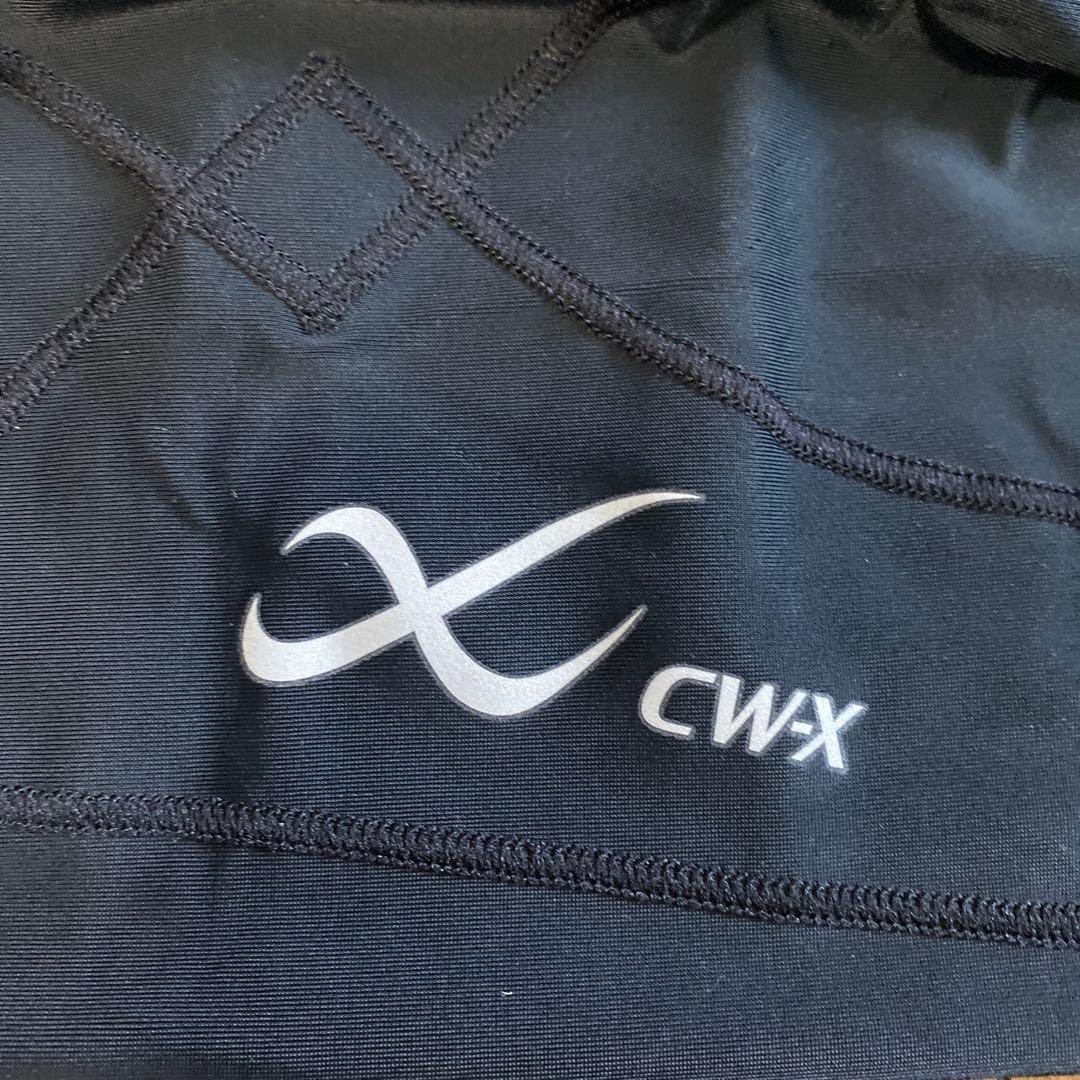 ワコールCWX HXO499メンズMY黒のストレッチタイツ