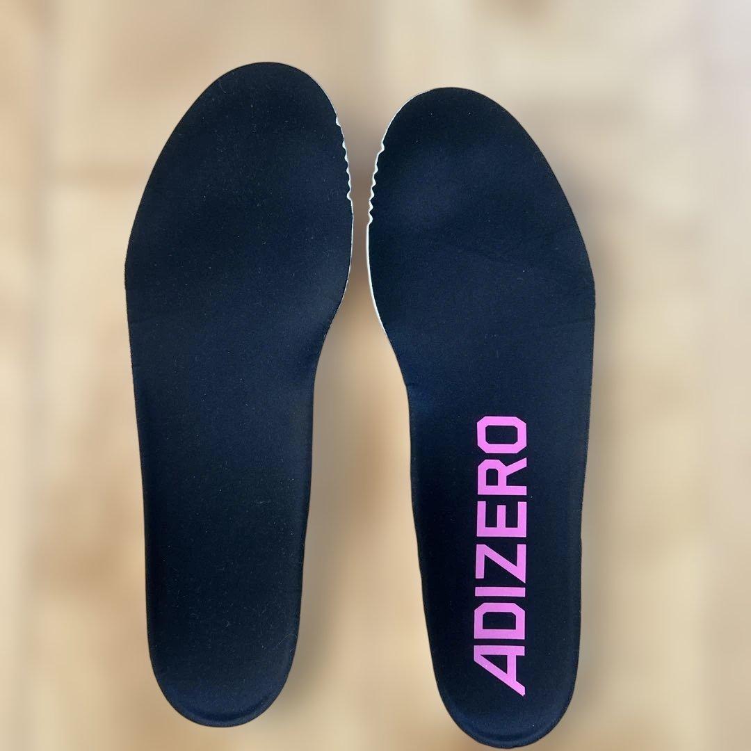 28CM。ADIZERO BOSTON 12 ランニングシューズ 蛍光イエロー