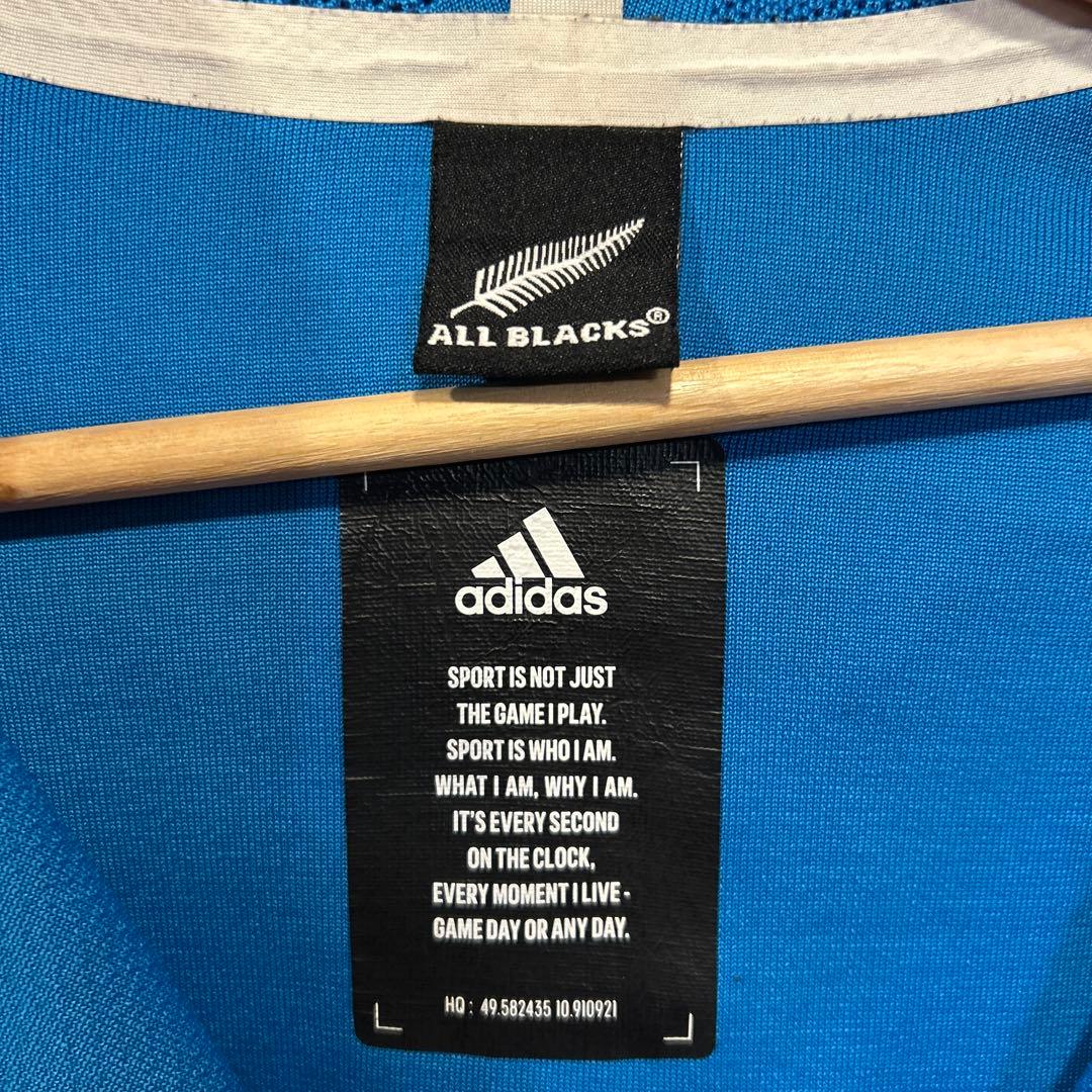 レア　ALL BLACKS adidas フルジップ　ウォームアップウェア