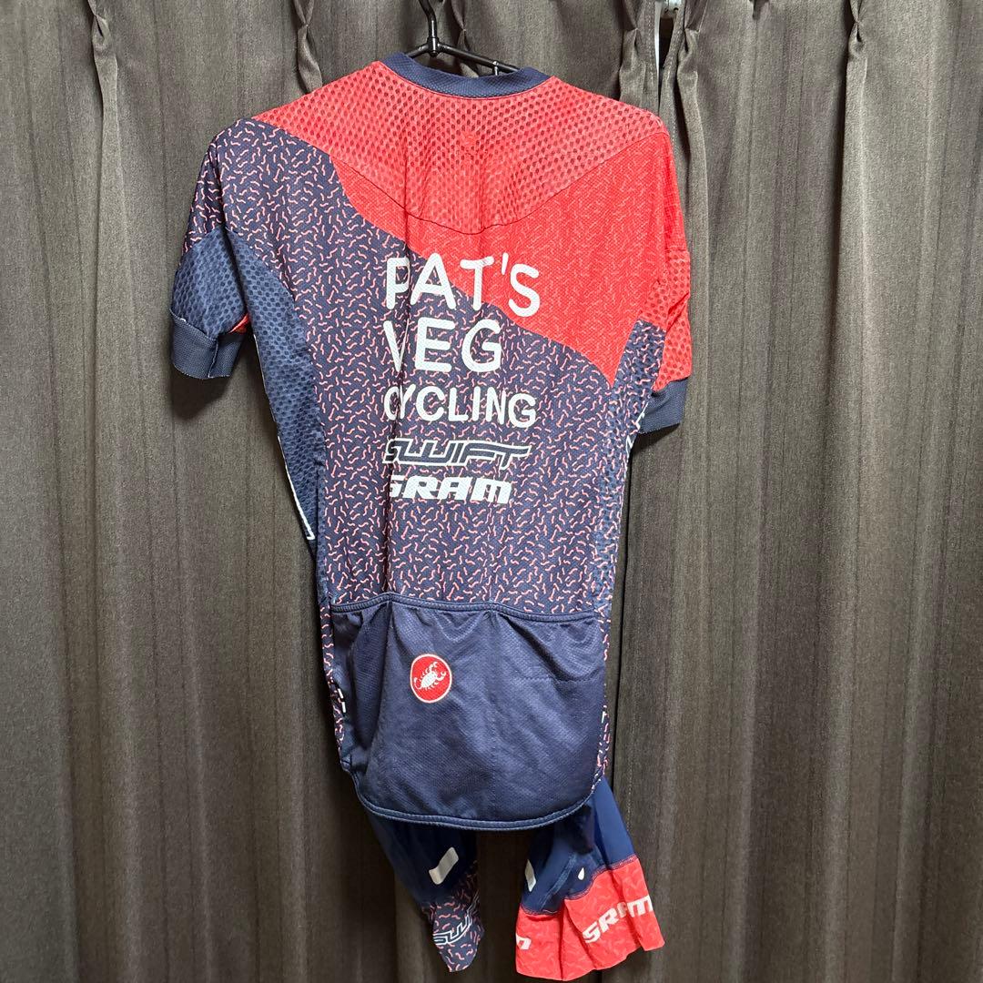 Castelli サイクルジャージ PAT'S VEG CYCLING プロ支給