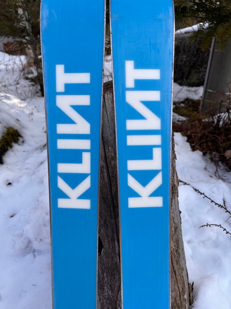 キッズ用　KLINT カラフルスキー板 ビンディング付き　110cm