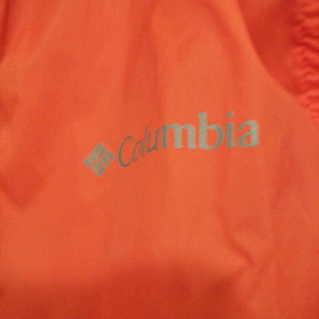 Columbia フード付きウィンドブレーカー オレンジ即購入◎