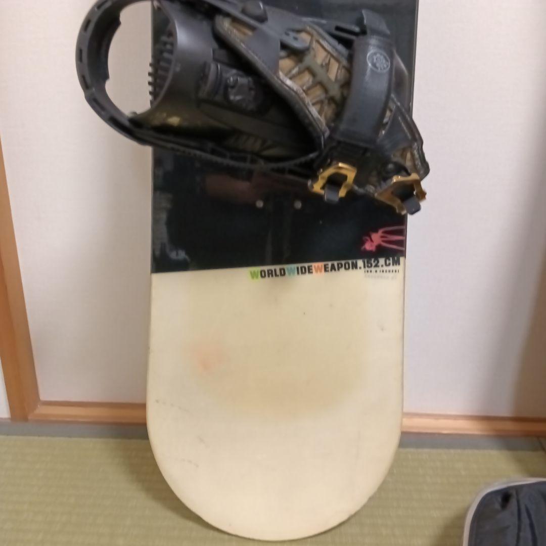 激レアモデル！K2 ワールドワイドウェポン 152CM スノーボードセット