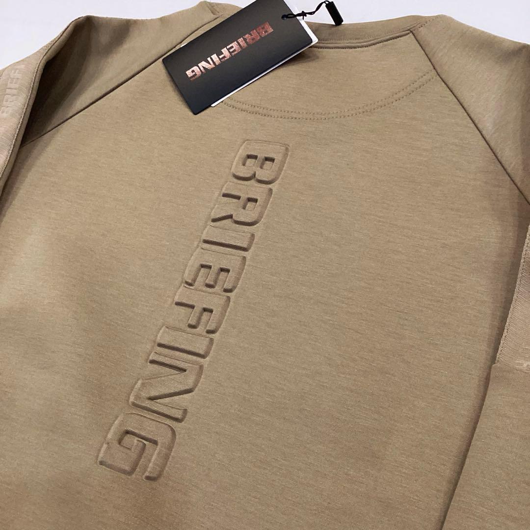 BRIEFING 新品　WS WARM LOGO LINE CREWNECK S