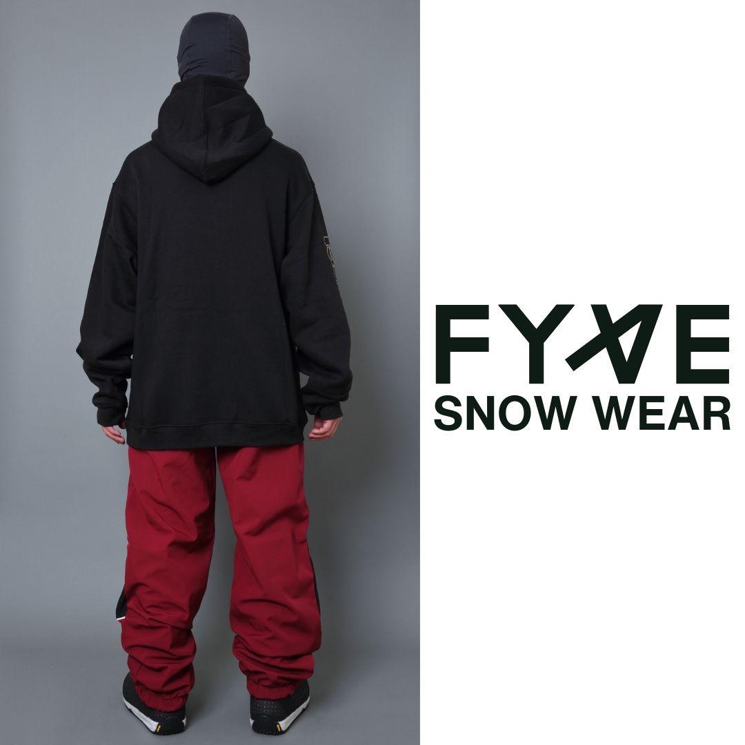Fyve ファイブ スノーボードウェア スノーフーディー BK パンツ M 新品