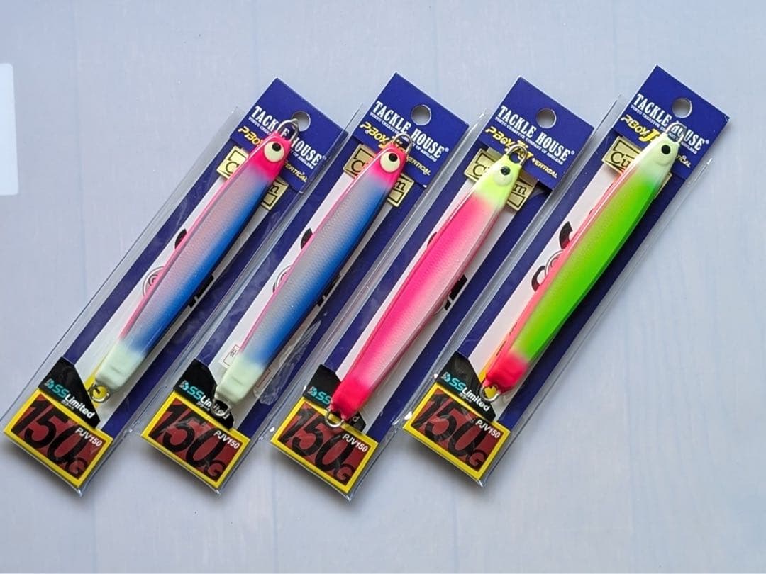 週末限定タックルハウスTACKLE HOUSE PJV150g pボーイ4セット