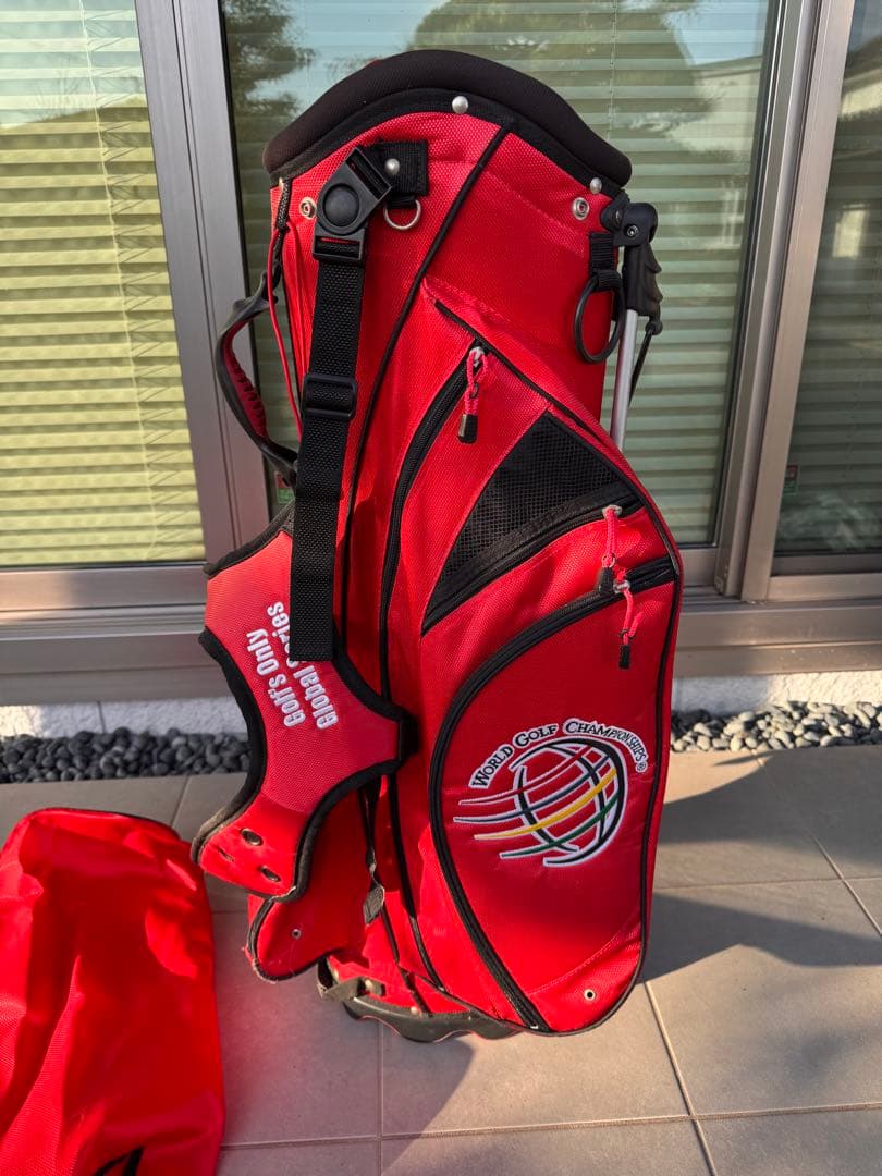 World Golf Championships ゴルフキャディバッグ レッド