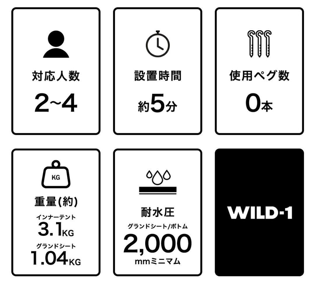 【未使用品】テンマクデザイン　サーカス メッシュインナーセット4/5
