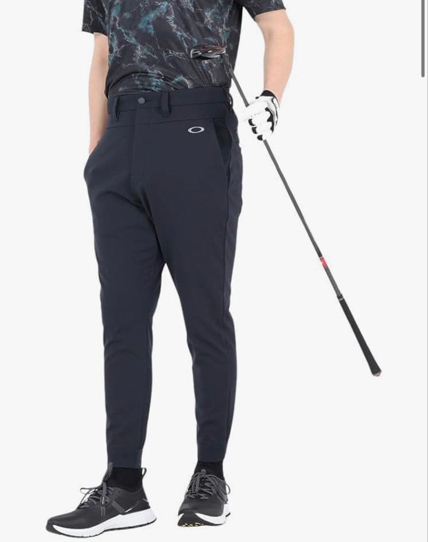新品　オークリー　メンズ　ゴルフ　ジョガーパンツ　ブラック　黒　L