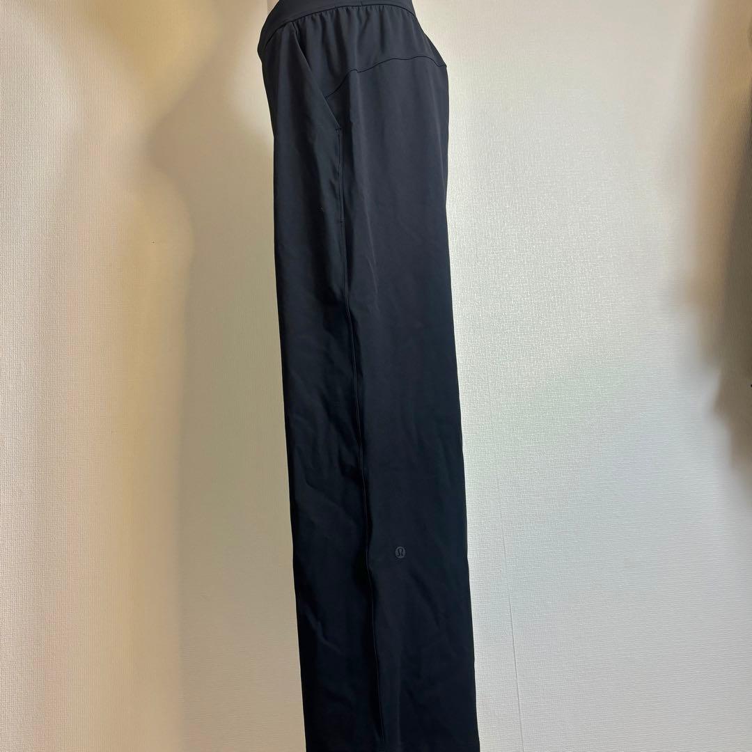 ルルレモン アジアフィット フレアパンツ ロング ゴム ヨガパンツ 黒 M