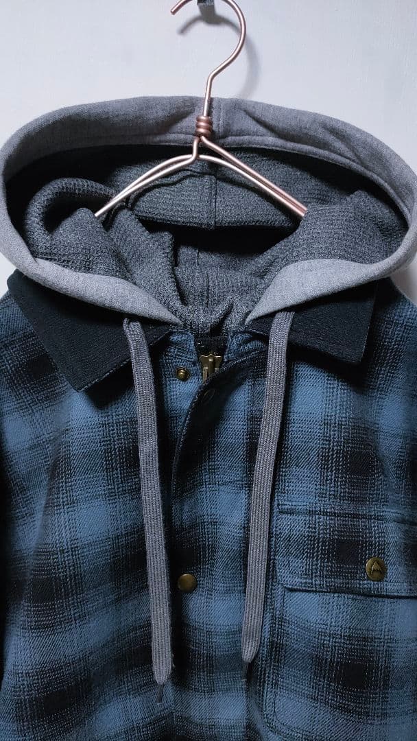 【BURTON バートン】スノーボードウェア メンズL チェック コットンライク