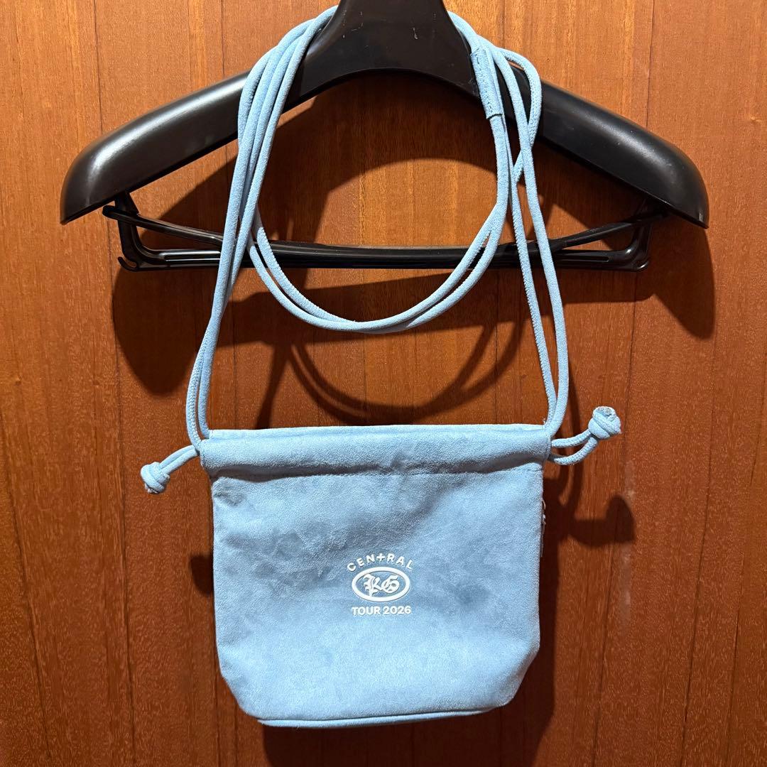 CEN+RAL KG KINCHAKU POUCH ブルーグレイ