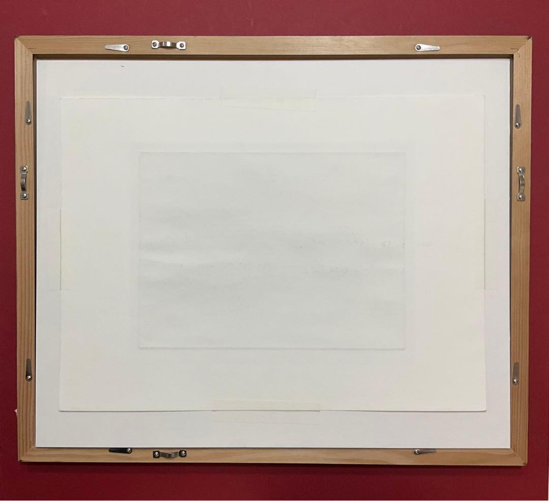 絵画・額縁・版画・織田 義郎・新品未使用・エッチング・美術品・インテリア・雑貨